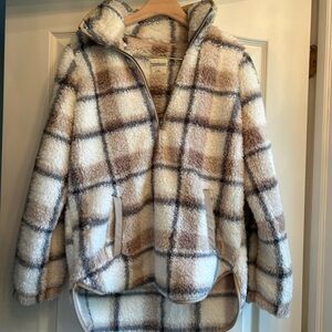 Abercrombie Fleece Quarter Zip Size Medium